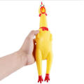 Screaming Chicken Dog Toy Caucho Squawking Diversión Mascota Juguete para perros importado de China